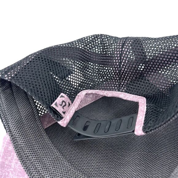 Lululemon Commission Hat Cherry Cola Black Mesh Back Snap Back Ball Cap - Picture 5 of 8